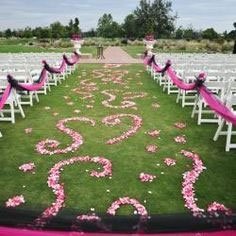 allee ceremonie mariage, decor ceremonie mariage exterieur, deco ceremonie mariage, petale de rose mariage, petale de rose cermeonie mariage